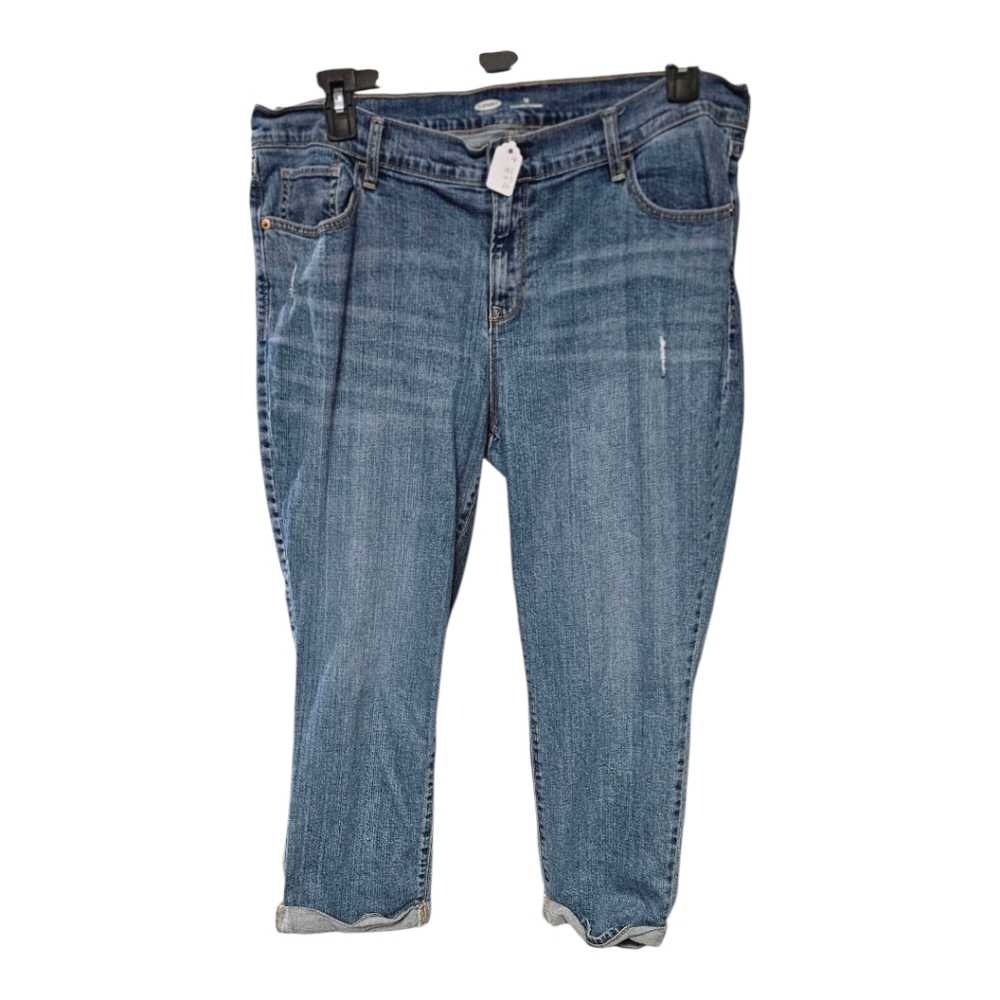 Old Navy Women's Cropped Blue Jeans